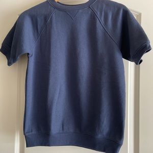 NWT Cat & Jack youth sweatshirt in purple gray short sleeve youth size L 12-14